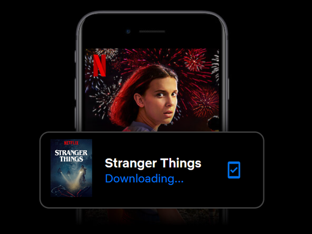 Download shows on mobile devices
